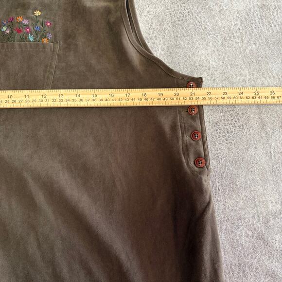 Vintage Floral Embroidered Carolina Colours Maxi Dress - Picture 6 of 7